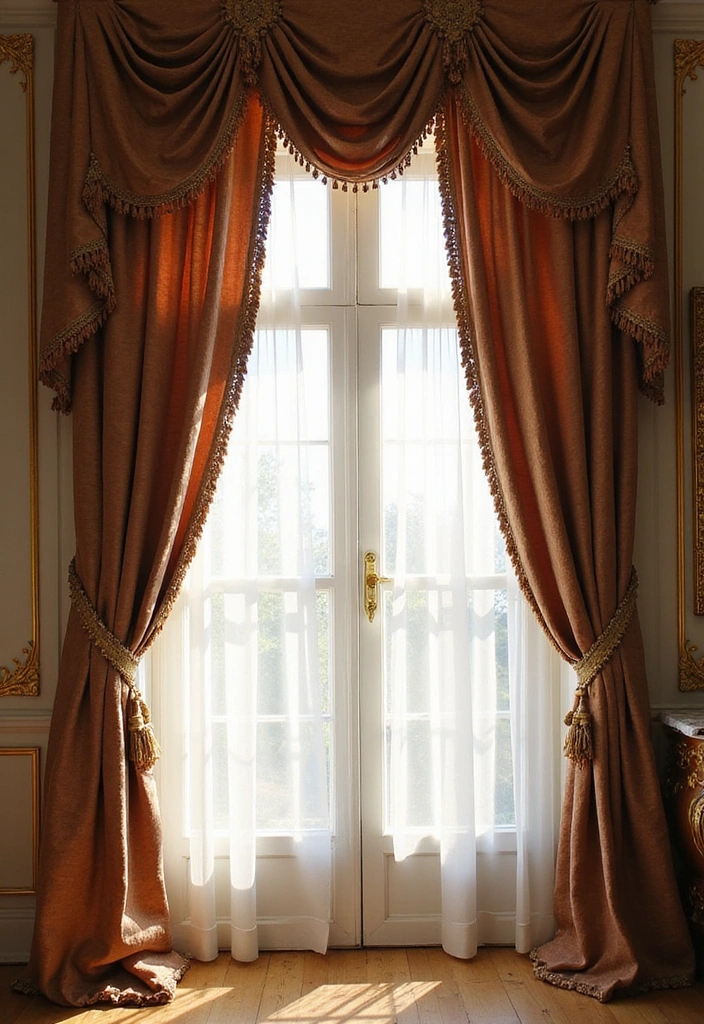 10 Stunning Rococo Frills That'll Transform Your Space Into a Luxurious Haven! - 3. Lavish Drapery