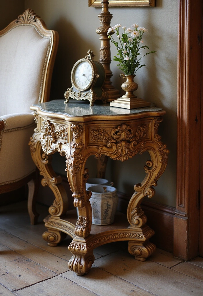 10 Stunning Rococo Frills That'll Transform Your Space Into a Luxurious Haven! - 7. Ornate Furniture Accents