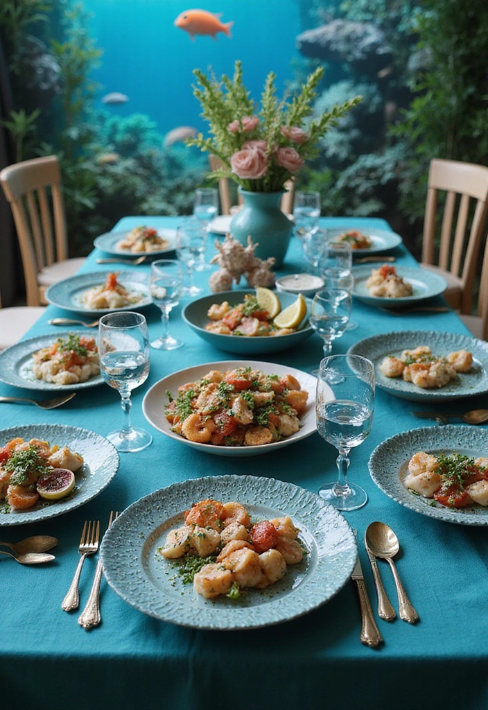 10 Surreal Soirees That Will Leave Your Guests in Awe - 5. Underwater Fantasy Feast
