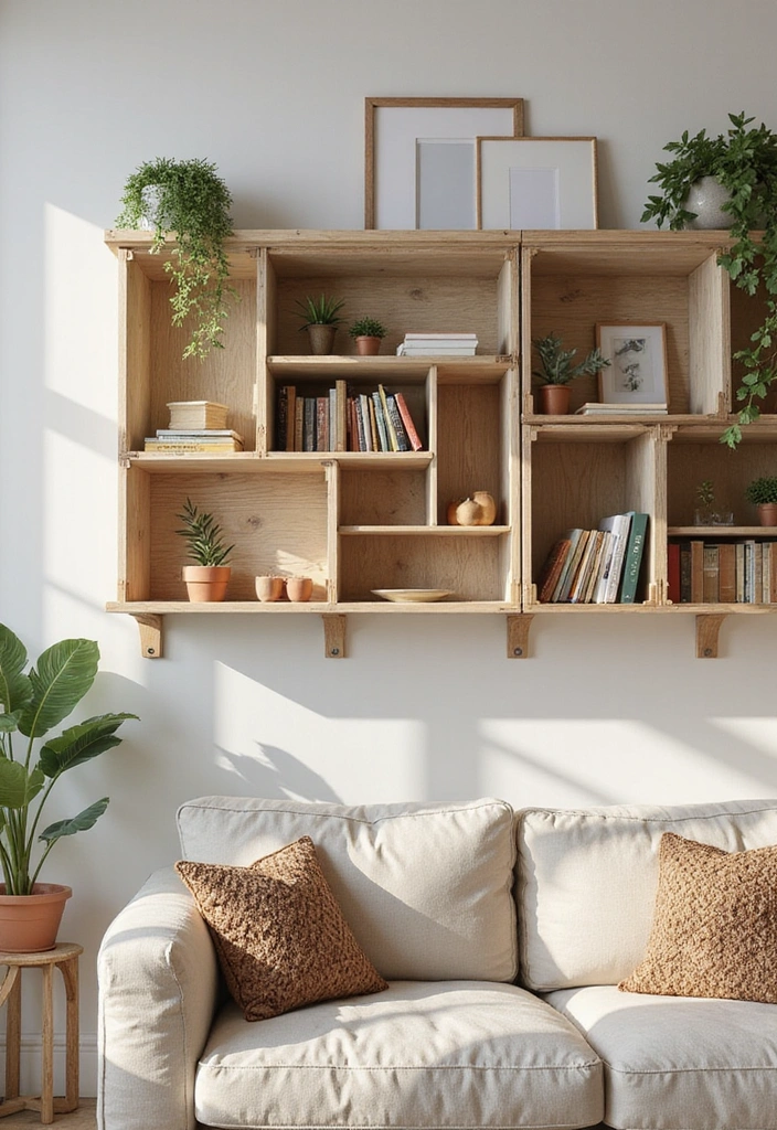 12 Stunning Upcycled Storage Projects You Need to Try in 2025! - 1. Rustic Wooden Crate Shelving