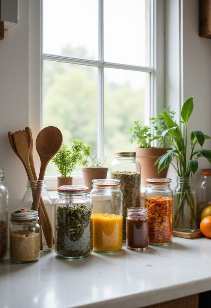 12 Stunning Upcycled Storage Projects You Need to Try in 2025! - 2. Glass Jar Organizers