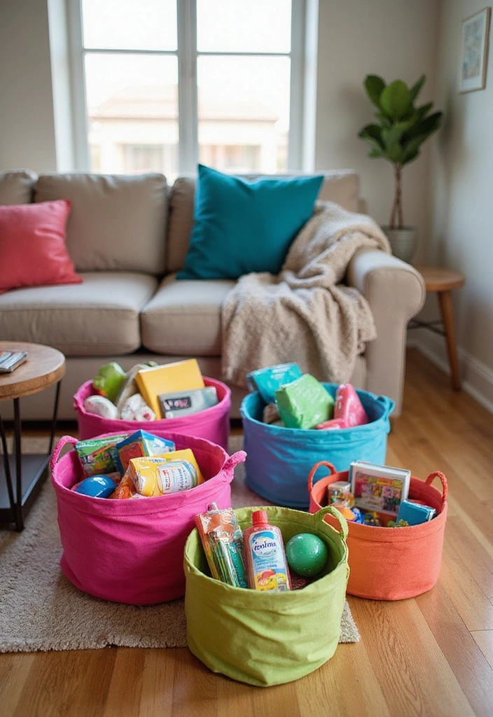 12 Stunning Upcycled Storage Projects You Need to Try in 2025! - 9. Upcycled T-Shirt Storage Baskets