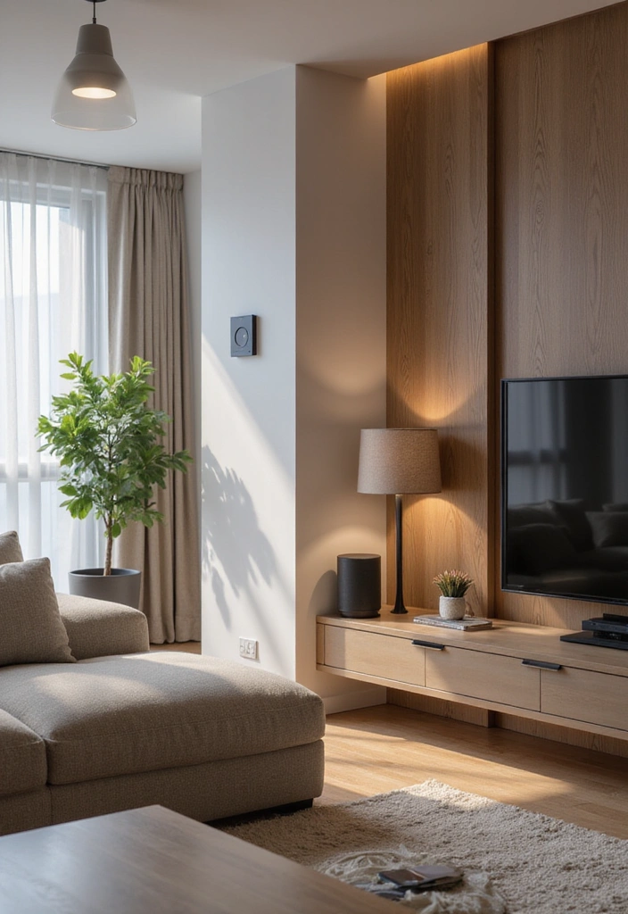 12 Stylish Interiors with Modern Chic Decor Ideas for 2025 You Must See! - 10. Smart Home Integration