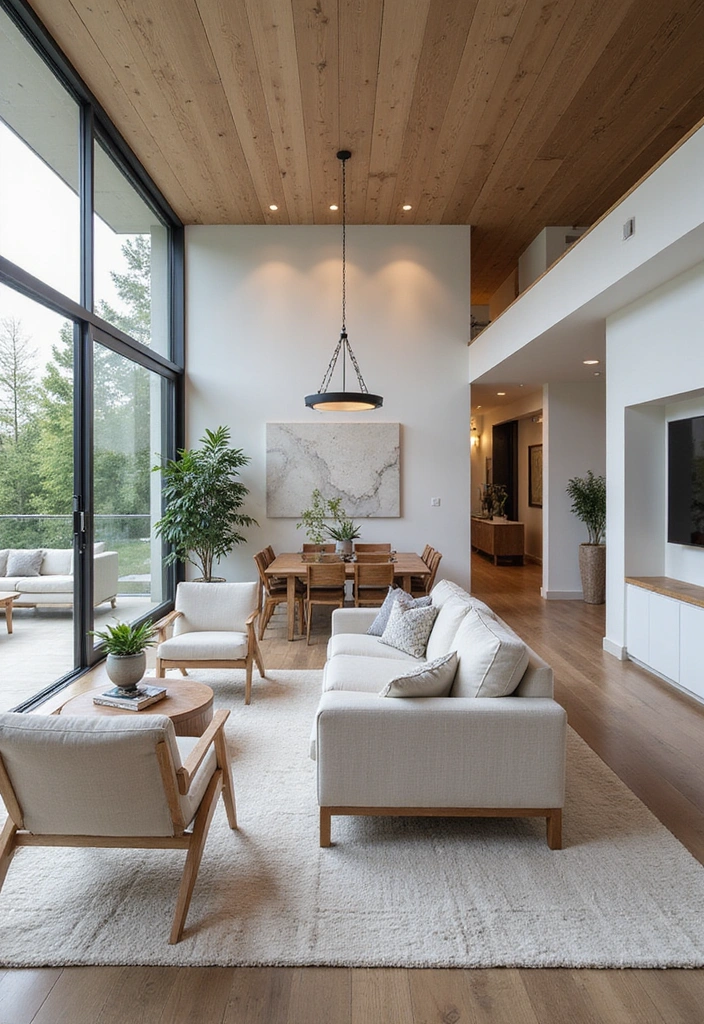 12 Stylish Interiors with Modern Chic Decor Ideas for 2025 You Must See! - 12. Open Concept Living
