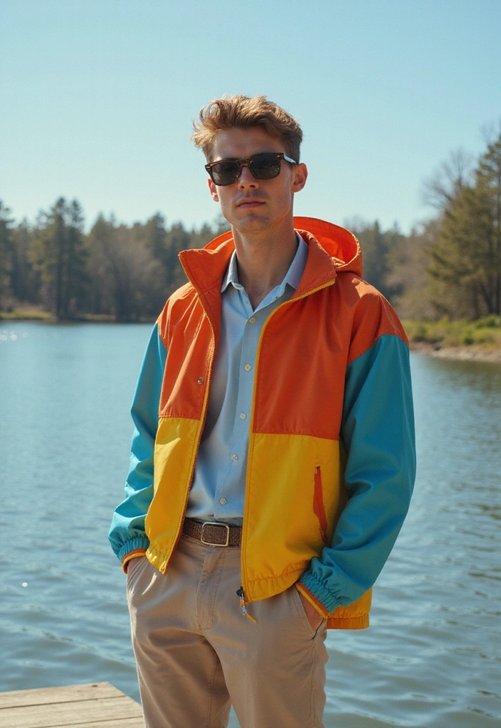 15 Stylish Fisherman Outfits for Fashion Leaders - 14. Retro Color Palettes