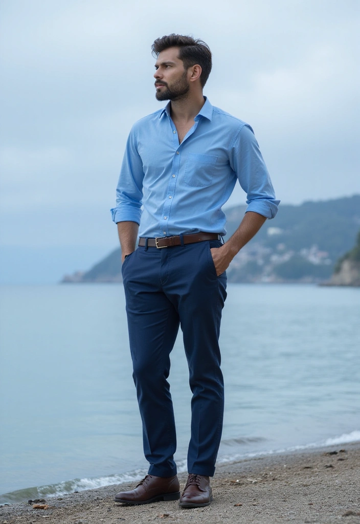 15 Stylish Fisherman Outfits for Fashion Leaders - 15. Monochromatic Mastery