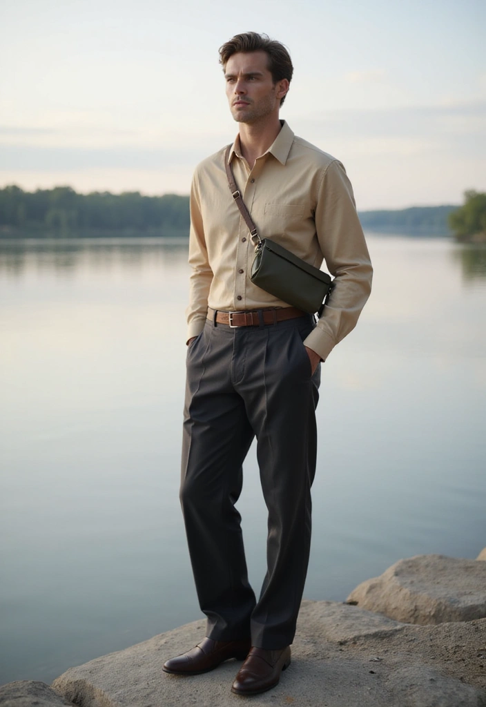 15 Stylish Fisherman Outfits for Fashion Leaders - 6. Minimalist Fisherman Vibes