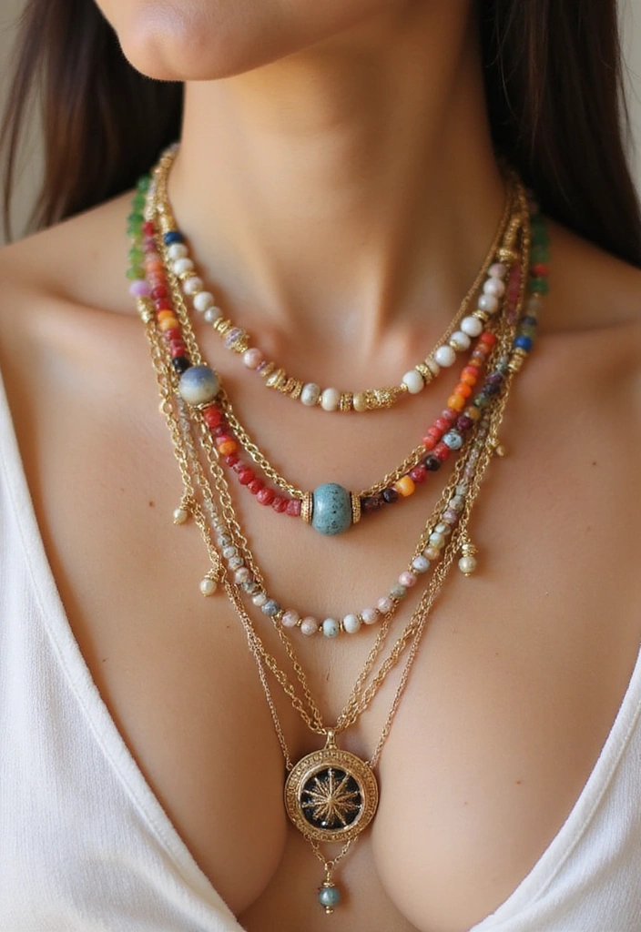 Summer Fashion 2025: The Ultimate Guide to Stay Stylish All Season Long! - 11. Layered Necklaces