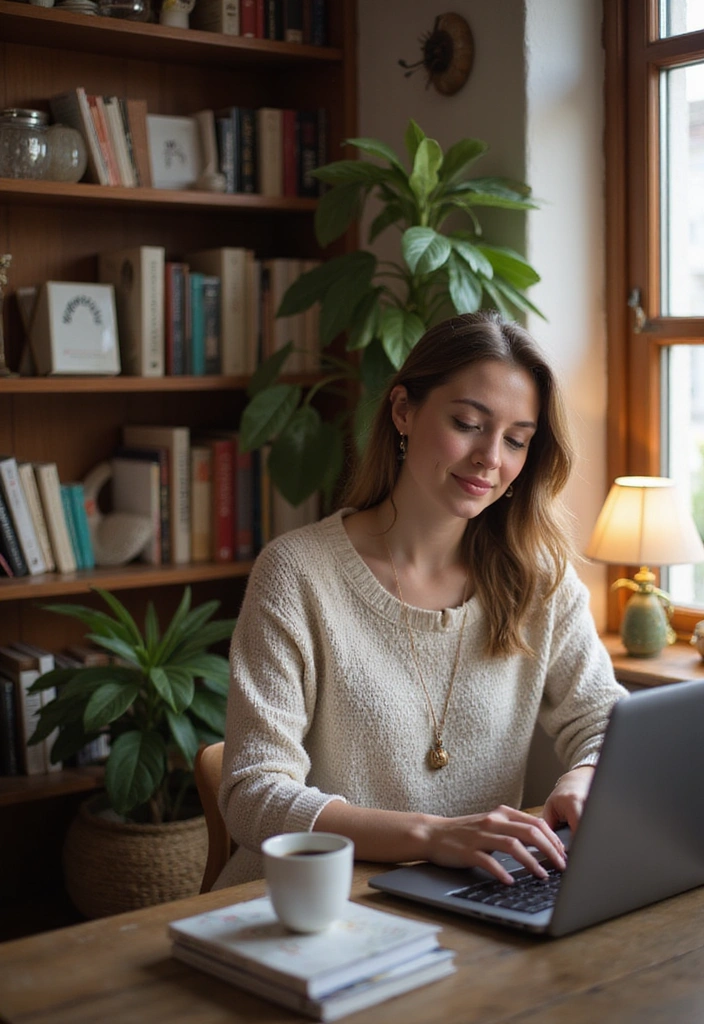 Unlock Financial Freedom: 10 Side Hustles for Women in 2025 You Must Try! - 8. Blogging and Influencing