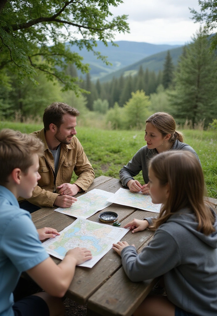 Your Ultimate Family Camping Checklist: 15 Items You Can't Leave Behind - 11. Maps and Navigation Tools