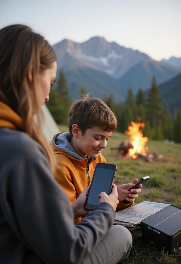 Your Ultimate Family Camping Checklist: 15 Items You Can't Leave Behind - 13. Portable Phone Charger